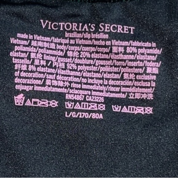 NWOT Victoria’s Secret Bombshell Bikini Brazilian Tropical Top 34DD Bottoms L - Picture 11 of 12